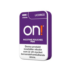 On! Licorice Mini 6mg Strong