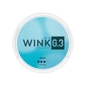 G.3 No.06 WINK Mint Super Slim White Strong